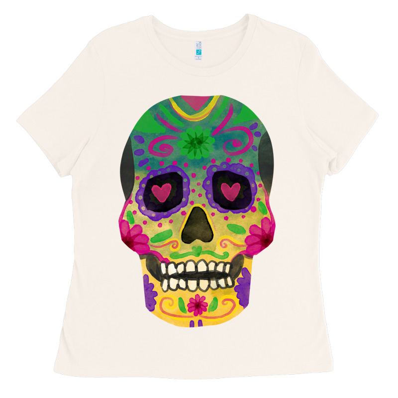 Sugar Skull Ladies Tee by FaDigitalArtStudio | Teevron