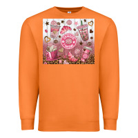 Carrot cafecito y chisme with leopard tumbler tbs Premium Sweatshirt - TumblerDesignByShophia