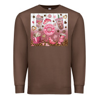 Chestnut cafecito y chisme with leopard tumbler tbs Premium Sweatshirt - TumblerDesignByShophia