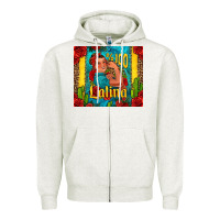 Oatmeal Heather hundred percent latina strong woman Zipper Hoodie - Jasminsmagicworld