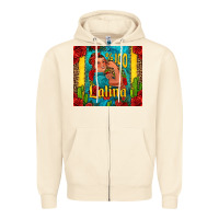 Sandshell hundred percent latina strong woman Zipper Hoodie - Jasminsmagicworld