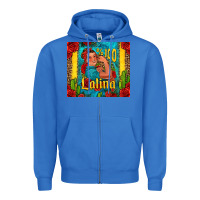 True Royal hundred percent latina strong woman Zipper Hoodie - Jasminsmagicworld