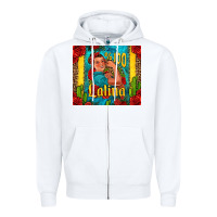 White hundred percent latina strong woman Zipper Hoodie - Jasminsmagicworld