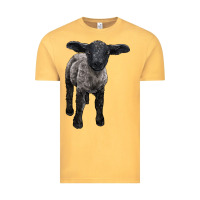 Vintage Mustard suffolk baby sheep Vintage Tee - LillyAllenDesigns