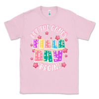 Bubblegum Pink field day let the games begin Classic Tee - JahusDesignShop