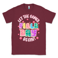 Burgundy field day let the games begin Classic Tee - JahusDesignShop