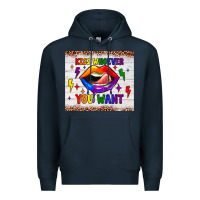 Navy kiss whoever you want tumbler Premium Hoodie - JahusDesignShop