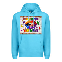 Ocean Blue kiss whoever you want tumbler Premium Hoodie - JahusDesignShop