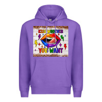 Purple kiss whoever you want tumbler Premium Hoodie - JahusDesignShop