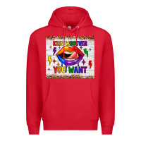 Red kiss whoever you want tumbler Premium Hoodie - JahusDesignShop