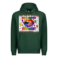 Sports Green kiss whoever you want tumbler Premium Hoodie - JahusDesignShop