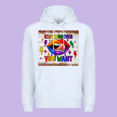 Kiss Whoever You Want Tumbler Premium Hoodie Designed By Jahusdesignshop