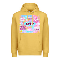 Antique Gold sarcastic wtf Premium Hoodie - TumblerDesignByShophia