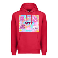 Cardinal sarcastic wtf Premium Hoodie - TumblerDesignByShophia