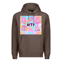 Coffee sarcastic wtf Premium Hoodie - TumblerDesignByShophia