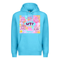 Ocean Blue sarcastic wtf Premium Hoodie - TumblerDesignByShophia