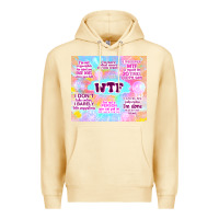 Pina Colada sarcastic wtf Premium Hoodie - TumblerDesignByShophia