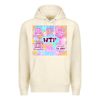 Sandshell sarcastic wtf Premium Hoodie - TumblerDesignByShophia