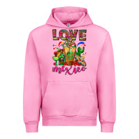 Fuchsia Pink Love Mexico Cold Drink Frappe Urban Hoodie - FaDigitalArtStudio