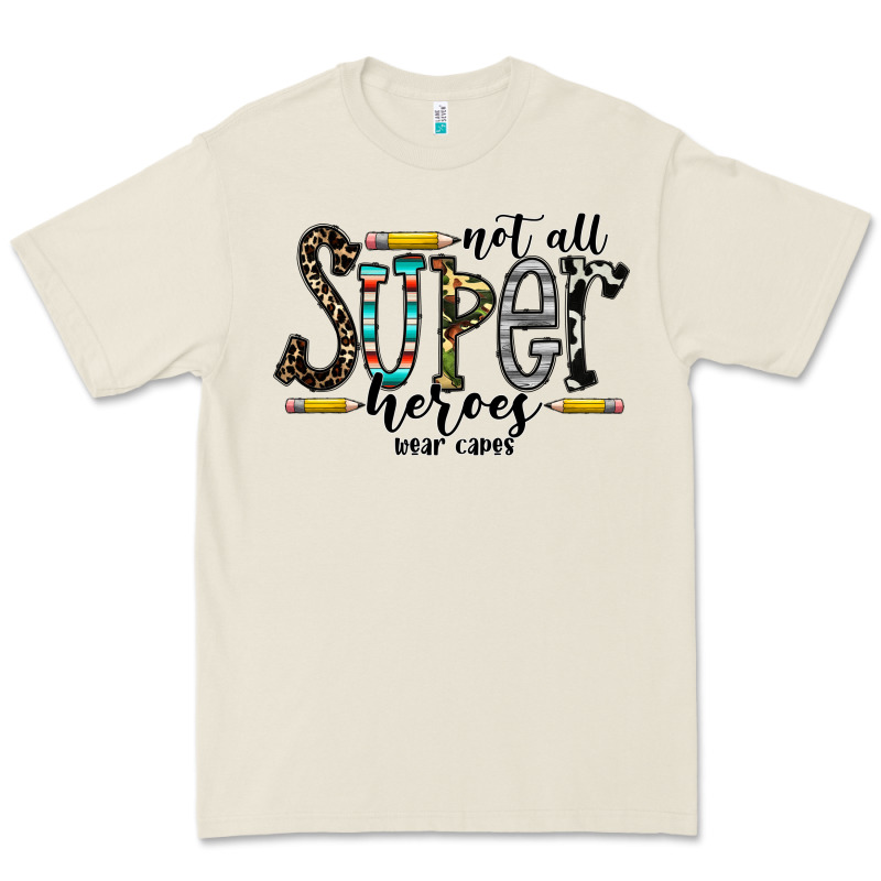 Not All Super Heroes Wear Capes Premium Tee by CowhideDigitalArt | Teevron