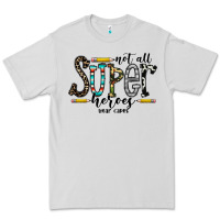 Dove Grey not all super heroes wear capes Premium Tee - CowhideDigitalArt