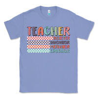 Colony Blue retro teacher Classic Tee - MaliasSmallBusiness