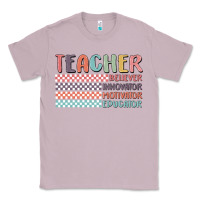 Lilac retro teacher Classic Tee - MaliasSmallBusiness
