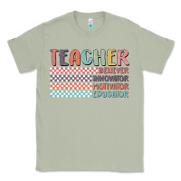 Matcha retro teacher Classic Tee - MaliasSmallBusiness