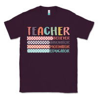 Plum retro teacher Classic Tee - MaliasSmallBusiness