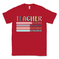 Red retro teacher Classic Tee - MaliasSmallBusiness