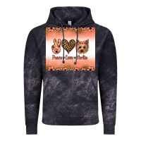 Cloud Black peace love yorkie Vintage Hoodie - Jasminsmagicworld