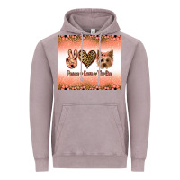 Vintage Zinc peace love yorkie Vintage Hoodie - Jasminsmagicworld