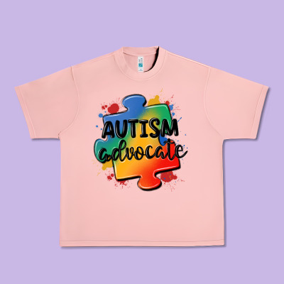 Autism Advocate Urban Heavy Tee Designed By Maliassmallbusiness