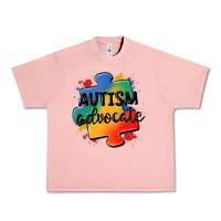 Salmon autism advocate Urban Heavy Tee - MaliasSmallBusiness