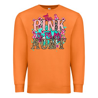 Carrot The pink is for my Aunt Cancer Awareness Premium Sweatshirt - HowdyJamesFarm