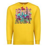Lemon The pink is for my Aunt Cancer Awareness Premium Sweatshirt - HowdyJamesFarm