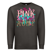 Smoke The pink is for my Aunt Cancer Awareness Premium Sweatshirt - HowdyJamesFarm