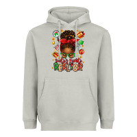 Moon Dust santas favorite realtor messy bun Heavyweight Hoodie - texasbilliewilder