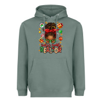 Sage santas favorite realtor messy bun Heavyweight Hoodie - texasbilliewilder