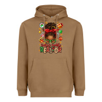 Toasted Coconut santas favorite realtor messy bun Heavyweight Hoodie - texasbilliewilder