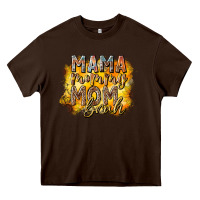 Chocolate Brown mama mommy mom bruh Heavy Core Tee - RacoonDesign