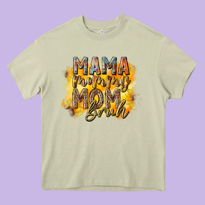 Mama Mommy Mom Bruh Heavy Core Tee Designed By Racoondesign