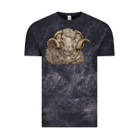 Cloud Black merino wool sheep head Vintage Tee - LillyAllenDesigns