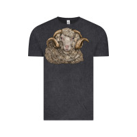 Vintage Black merino wool sheep head Vintage Tee - LillyAllenDesigns
