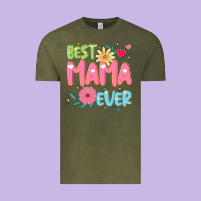 Best Mama Ever Vintage Tee Designed By Jahusdesignshop