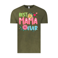 Vintage Olive best mama ever Vintage Tee - JahusDesignShop