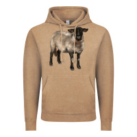 Vintage Coffee suffolk ewe Vintage Hoodie - BarkalooDesign