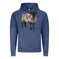 Vintage Denim suffolk ewe Vintage Hoodie - BarkalooDesign