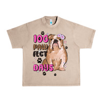 French Oak 100 days of school Urban Heavy Tee - MaliasSmallBusiness