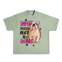 Oil Green 100 days of school Urban Heavy Tee - MaliasSmallBusiness